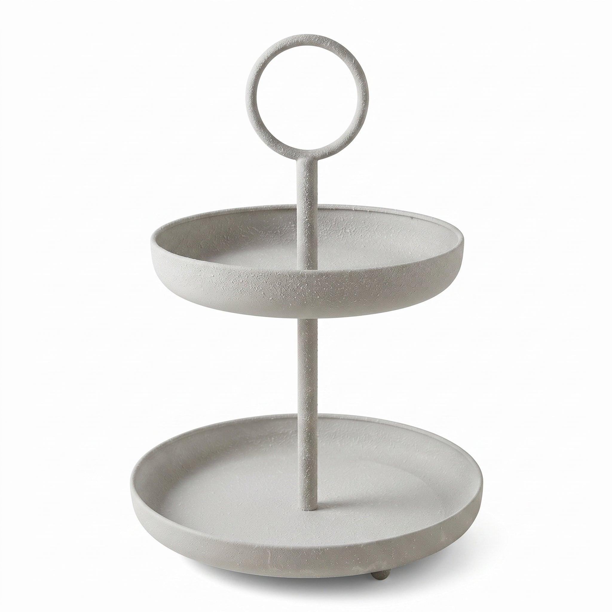 Etagère twee-laags WIT