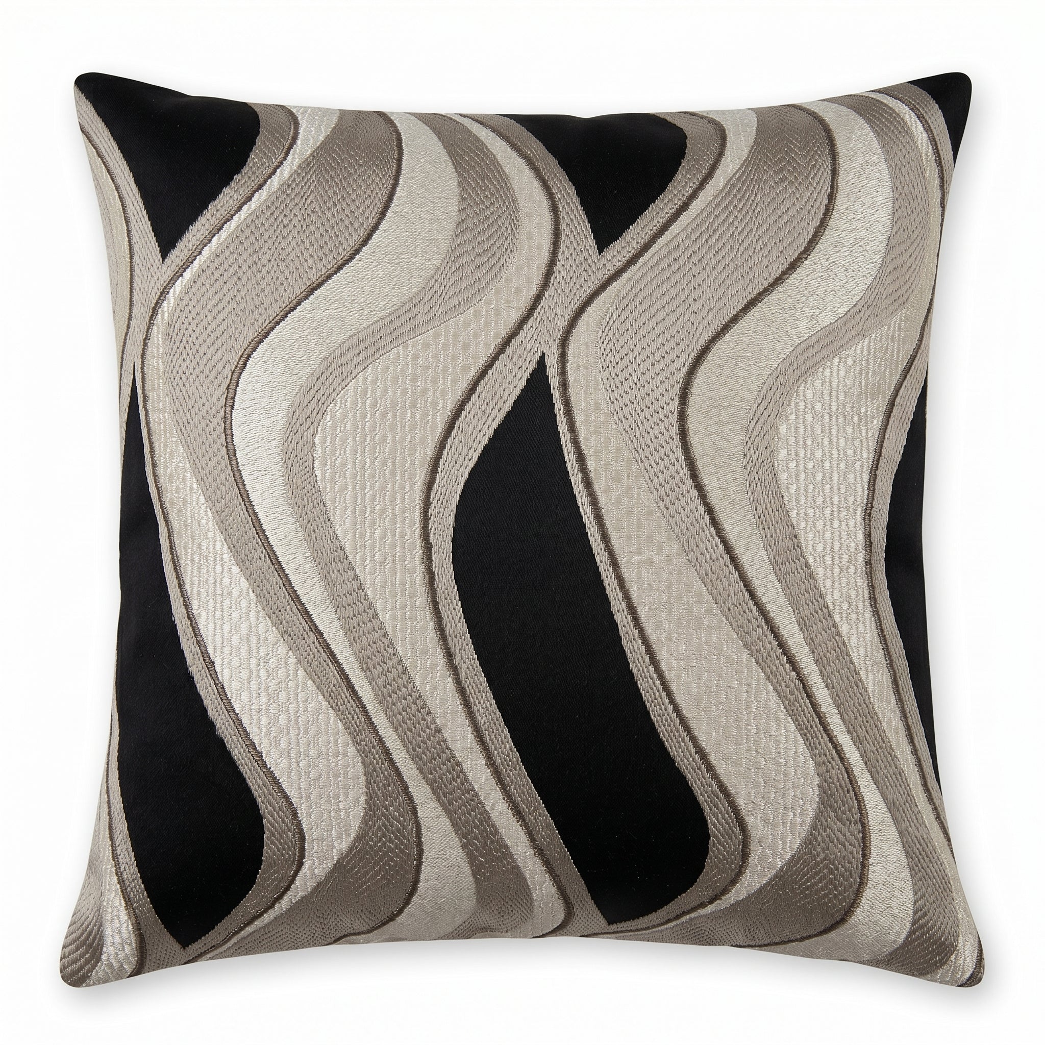 Cushion Ruby 50x50cm champagne black