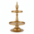 Tweelaagse etagère colmore gold