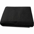 Plaid black Matt velvet 280×260 cm