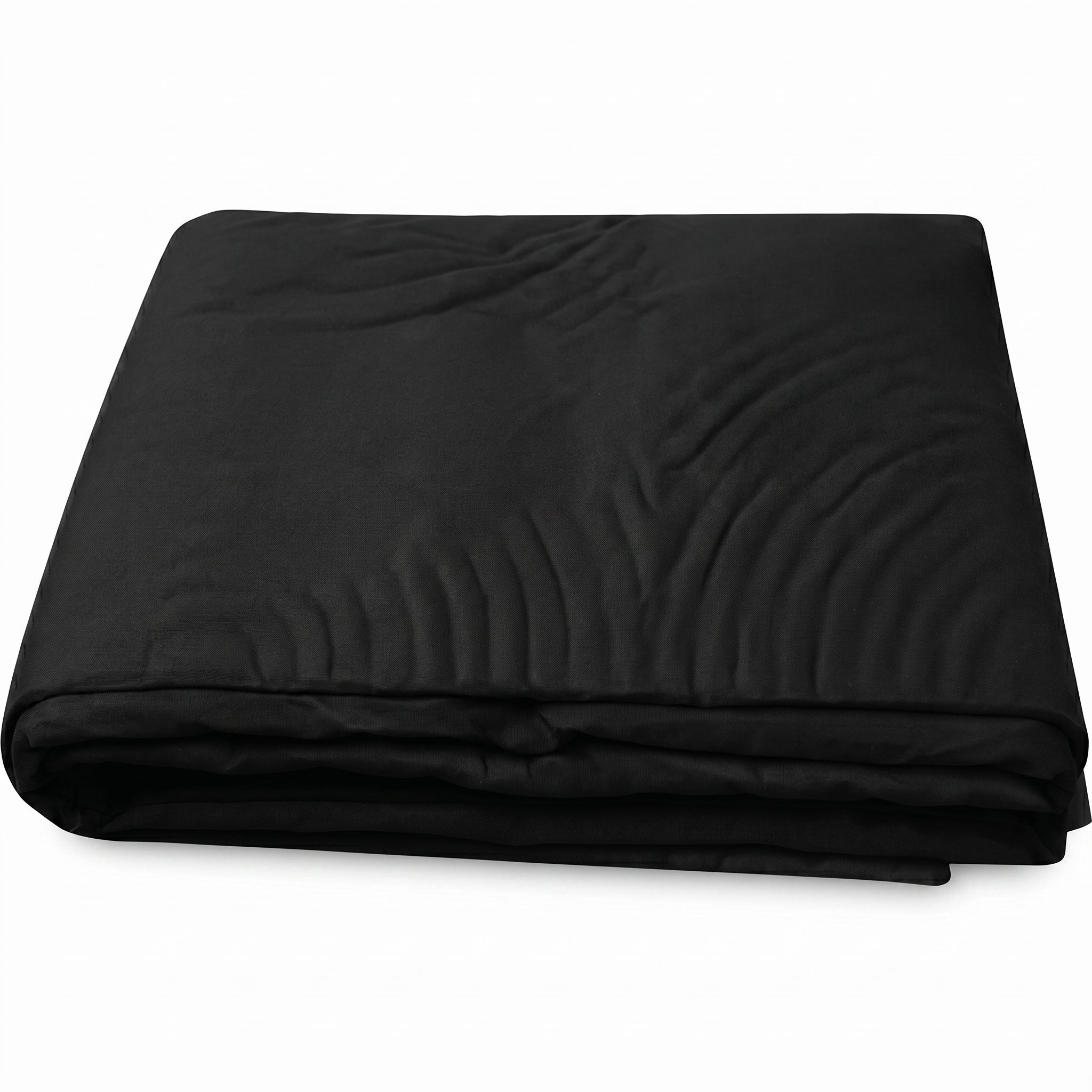 Plaid black Matt velvet 280×260 cm