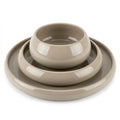 Taupe servies 27 delig