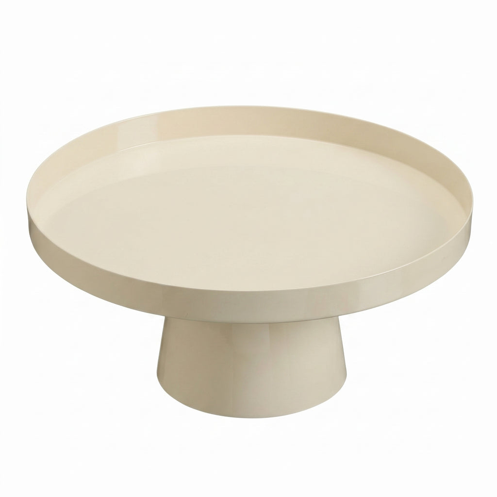 Plateau Op Voet Beige