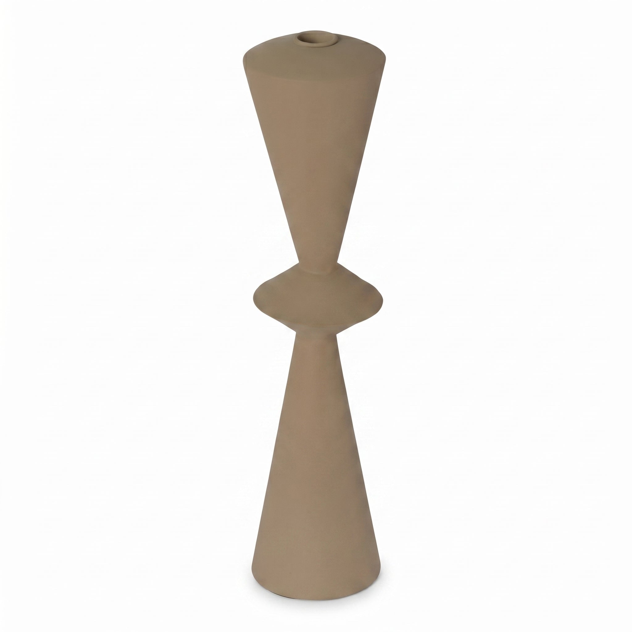 Candle holder IR/TAUPE 9x9x38