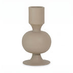 Candle holder ALU RAW/TAUPE 19x19x35
