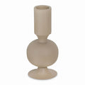 Candle holder ALU RAW/TAUPE 19x19x35