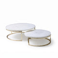 FUGURATO PLATEAU SET MARBLE 0701 | WIT – GOUD 2-DELIG