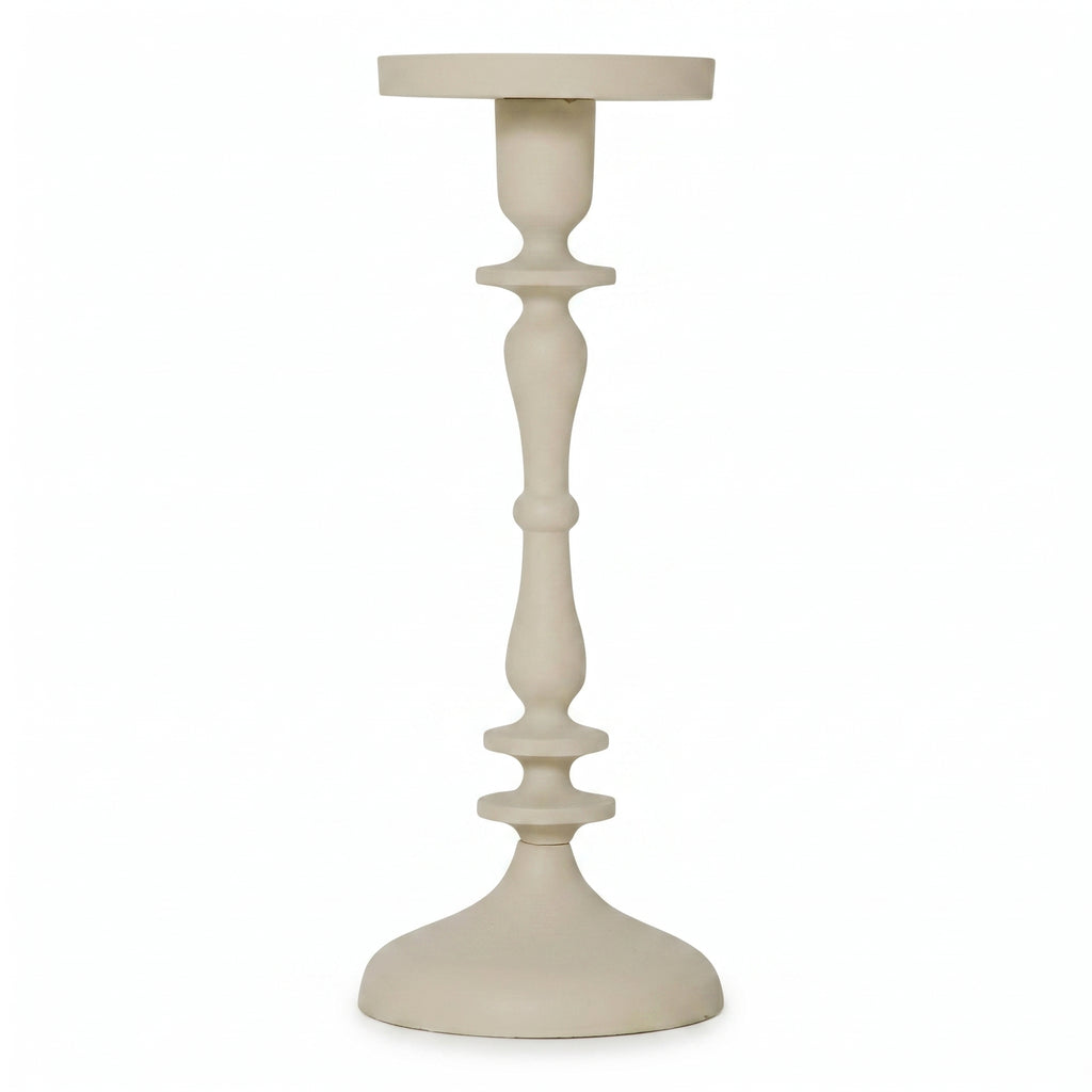 Candle holder ALU RAW/SAND 13x13x47