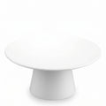 Taartenhouder 28 cm melamine wit