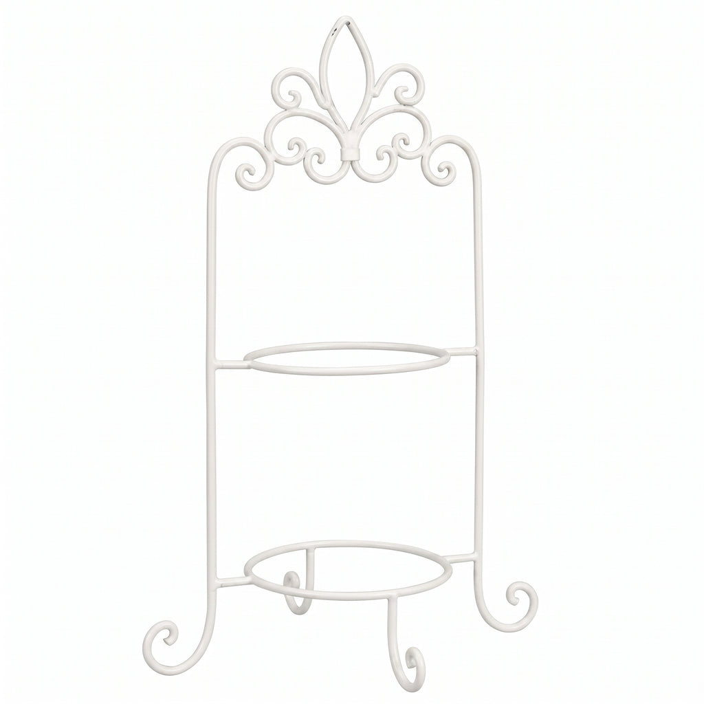 Etagere voor 2 borden bruin 38X30X57 CM