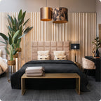 Plaid black Matt velvet 280×260 cm